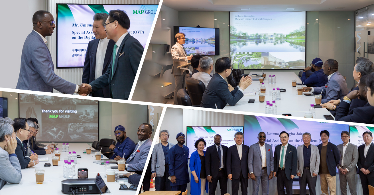 Nigerian Presidential Special Adviser on Digital & Creative Economy Officials Visit MAP Architecture Group